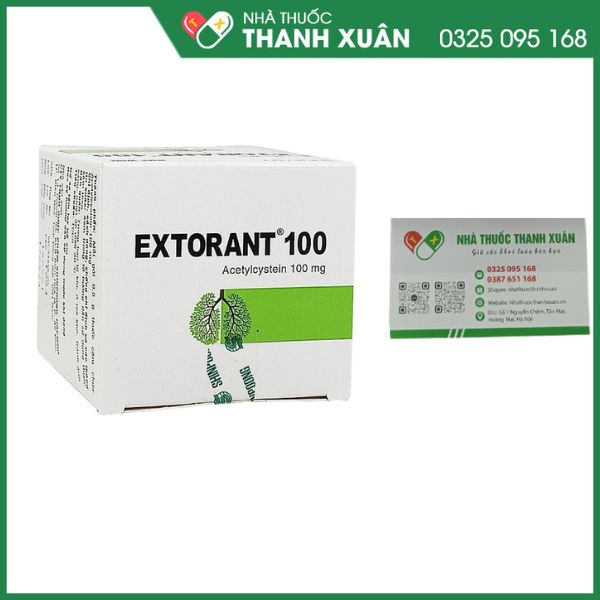 Extorant 100 trị bệnh lý hô hấp